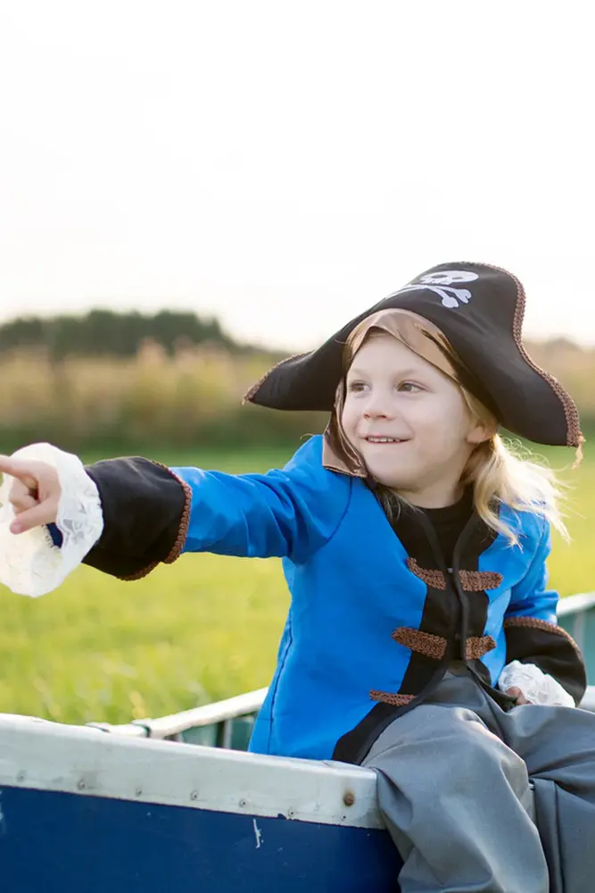 Great Pretenders Set Piraat met Jas, Broek en Hoed