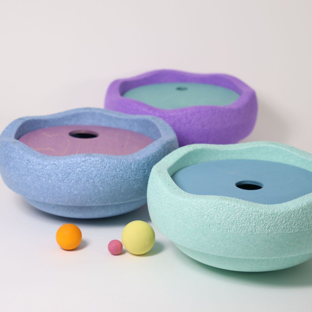 GRIMM’S x Stapelstein Rolling Discs Cool Pastel afbeelding