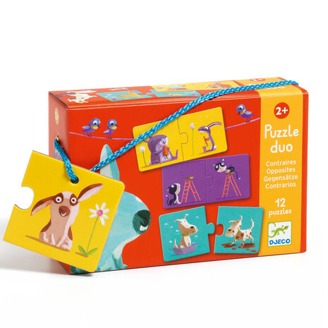 Djeco Puzzel Duo Tegenstellingen Djeco Puzzel Duo Tegenstellingen