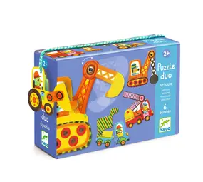 Djeco Puzzel Duo Articulo Voertuigen Djeco Puzzel Duo Articulo Voertuigen
