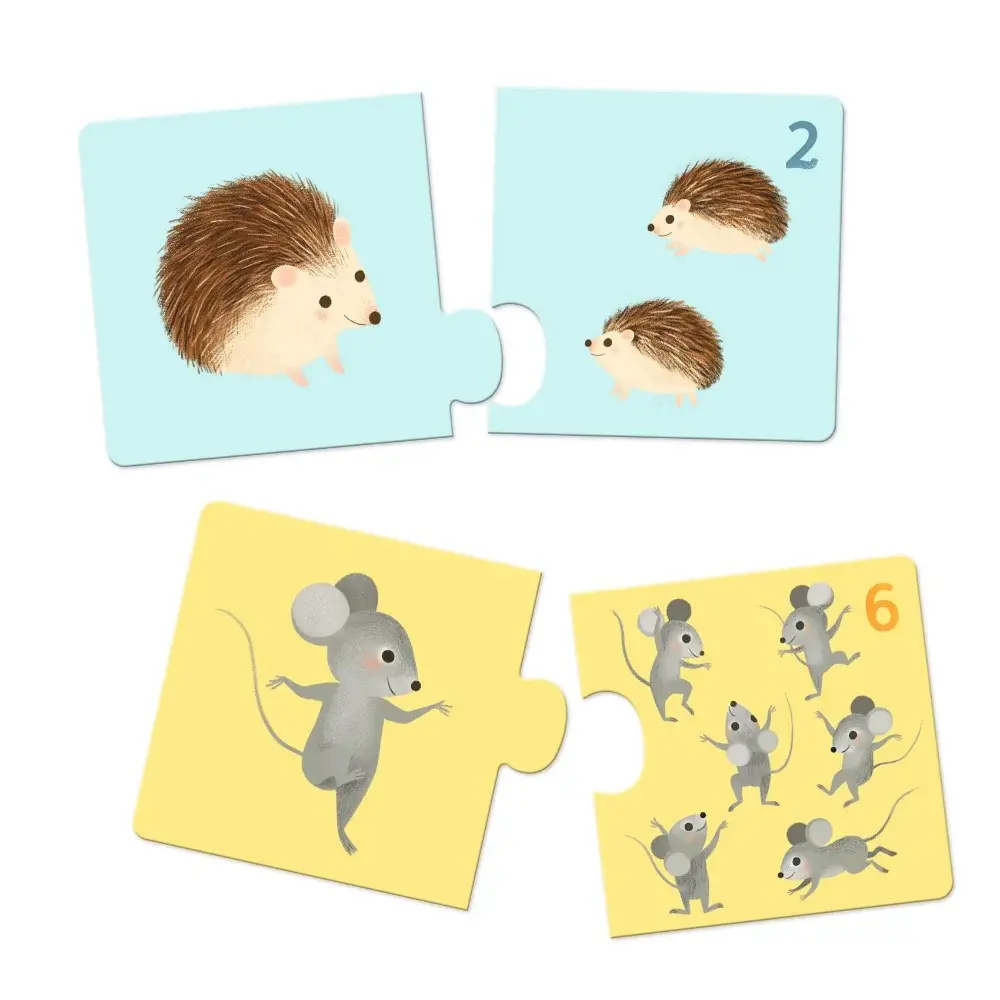 Djeco Puzzel Duo Baby Dieren Djeco Puzzel Duo Baby Dieren