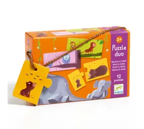 Djeco Puzzel Duo Moeder & Baby Djeco Puzzel Duo Moeder & Baby