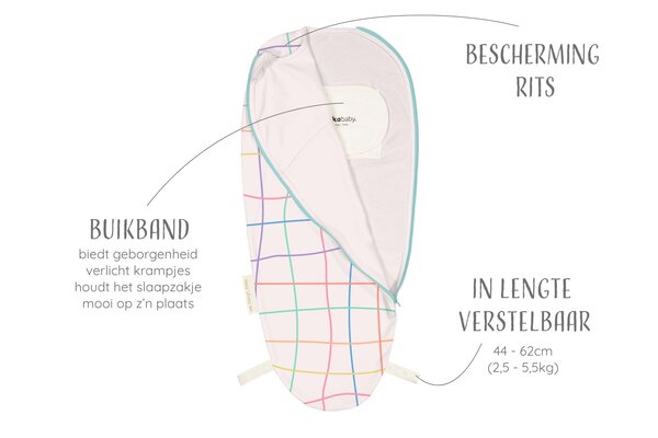 Puckababy Slaapzak Piep 0/3M - Funky Lines Puckababy Slaapzak Piep 0/3M - Funky Lines