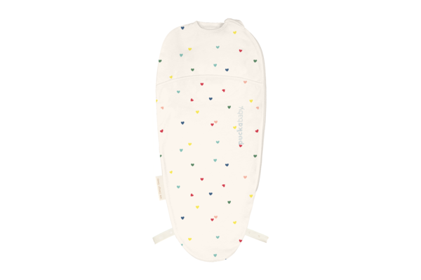 Puckababy Slaapzak Piep 0/3M - Hearts Confetti Puckababy Slaapzak Piep 0/3M - Hearts Confetti