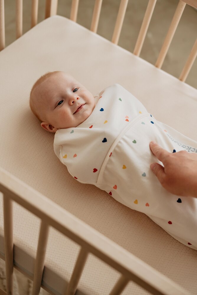 Puckababy Slaapzak Piep 0/3M - Hearts Confetti Puckababy Slaapzak Piep 0/3M - Hearts Confetti