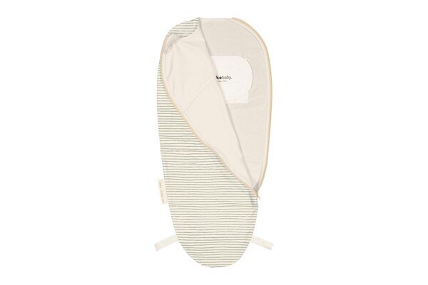 Puckababy Slaapzak Piep 0/3M - Green Stripes Puckababy Slaapzak Piep 0/3M - Green Stripes