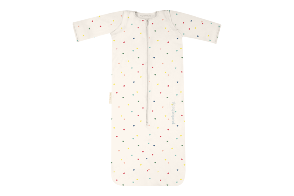 Puckababy Slaapzak Bag 4 Seasons 6M-2,5Y - Hearts Confetti Puckababy Slaapzak Bag 4 Seasons 6M-2,5Y - Hearts Confetti