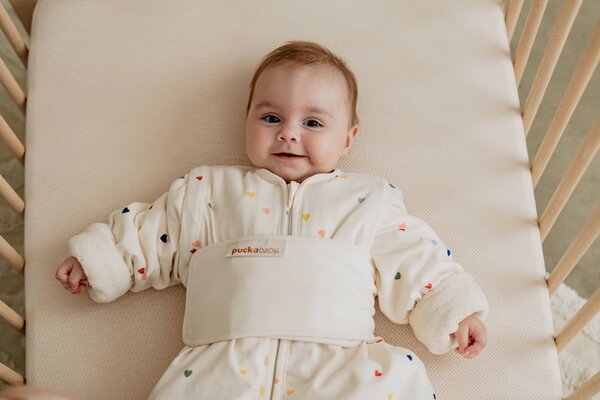 Puckababy Slaapzak Bag 4 Seasons 6M-2,5Y - Hearts Confetti Puckababy Slaapzak Bag 4 Seasons 6M-2,5Y - Hearts Confetti