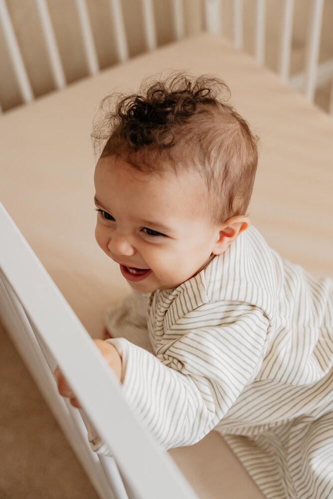 Puckababy Slaapzak Bag Newborn <6M - Green Stripes Puckababy Slaapzak Bag Newborn <6M - Green Stripes