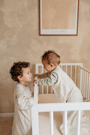 Puckababy Slaapzak Bag Newborn <6M - Green Stripes Puckababy Slaapzak Bag Newborn <6M - Green Stripes