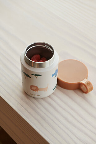 Liewood Food Jar Kiani Safari Sandy Mix Liewood Food Jar Kiani Safari Sandy Mix