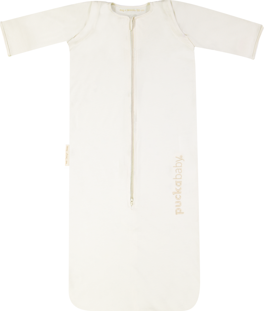 Puckababy Slaapzak Bag 4 Seasons 6M-2,5Y - Pure Puckababy Slaapzak Bag 4 Seasons 6M-2,5Y - Pure