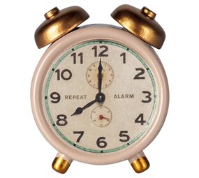 Maileg Alarm Clock Mouse Powder Maileg Alarm Clock Mouse Powder