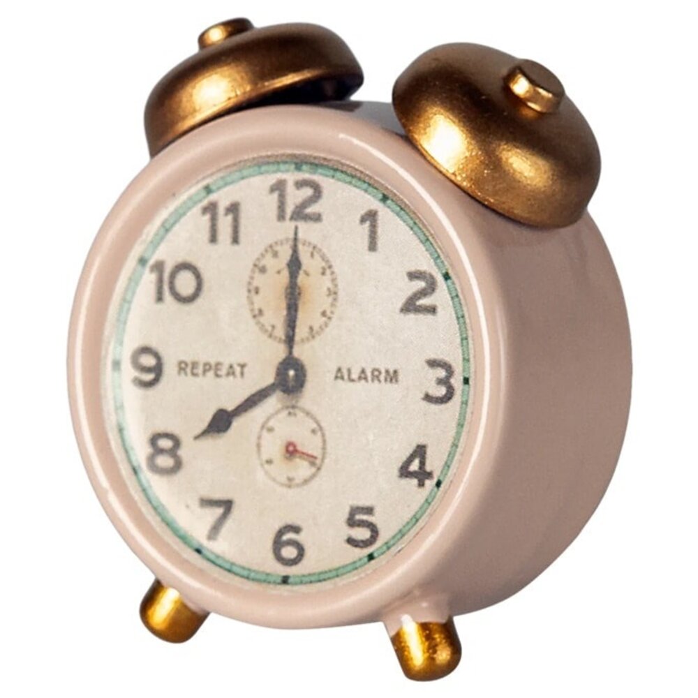 Maileg Alarm Clock Mouse Powder Maileg Alarm Clock Mouse Powder