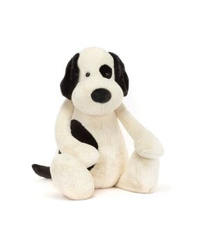 Jellycat Bashful Black & Cream Puppy Gigantic