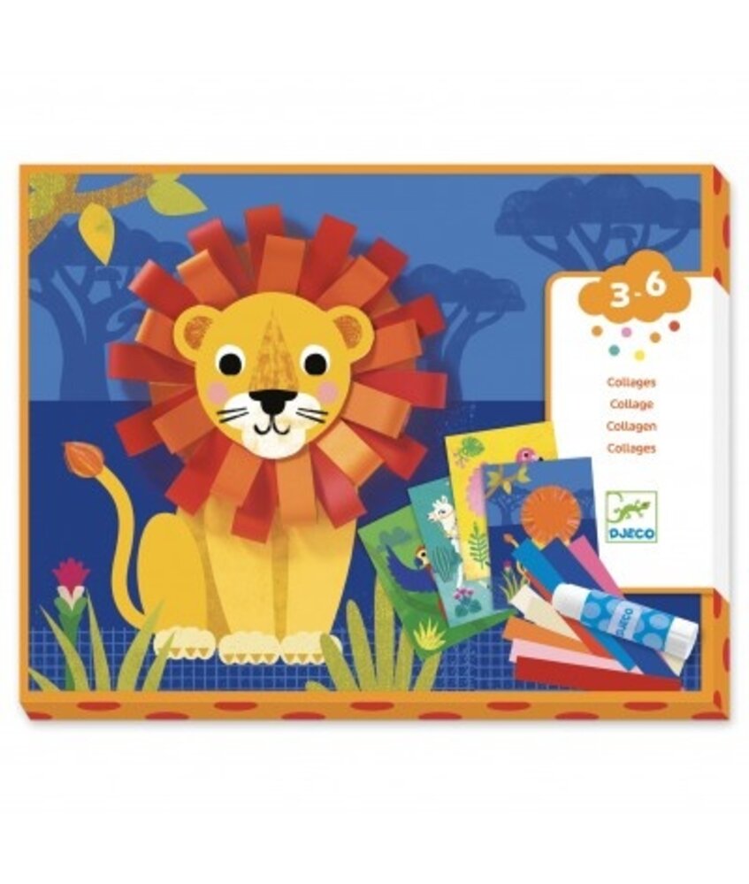 Djeco Knutselset Collage met Krullen Djeco Knutselset Collage met Krullen