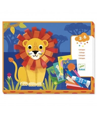 Djeco Knutselset Collage met Krullen Djeco Knutselset Collage met Krullen