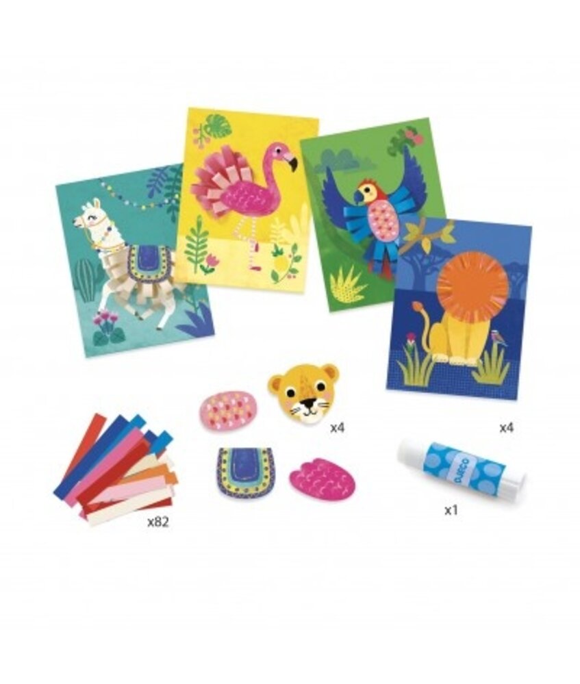 Djeco Knutselset Collage met Krullen Djeco Knutselset Collage met Krullen