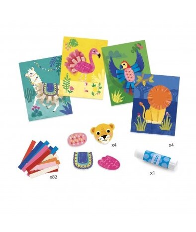 Djeco Knutselset Collage met Krullen Djeco Knutselset Collage met Krullen