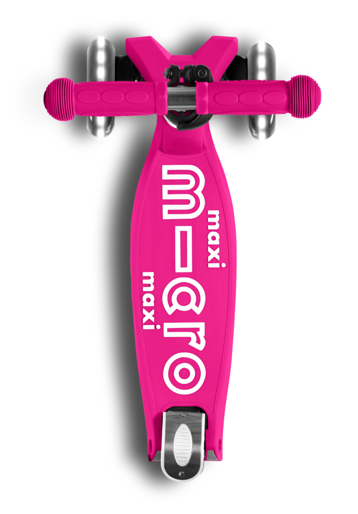 Micro Step Maxi Deluxe Inklapbaar LED Neon Roze Micro Step Maxi Deluxe Inklapbaar LED Neon Roze