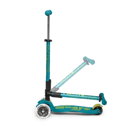 Micro Step Maxi Deluxe Inklapbaar LED Petrol Green