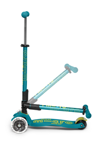 Micro Step Maxi Deluxe Inklapbaar LED Petrol Green
