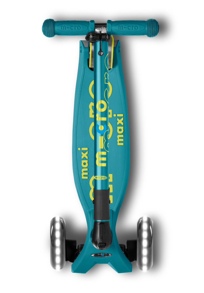 Micro Step Maxi Deluxe Inklapbaar LED Petrol Green