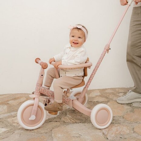 Little Dutch Driewieler met duwstang Fairy Floral Little Dutch Driewieler met duwstang Fairy Floral