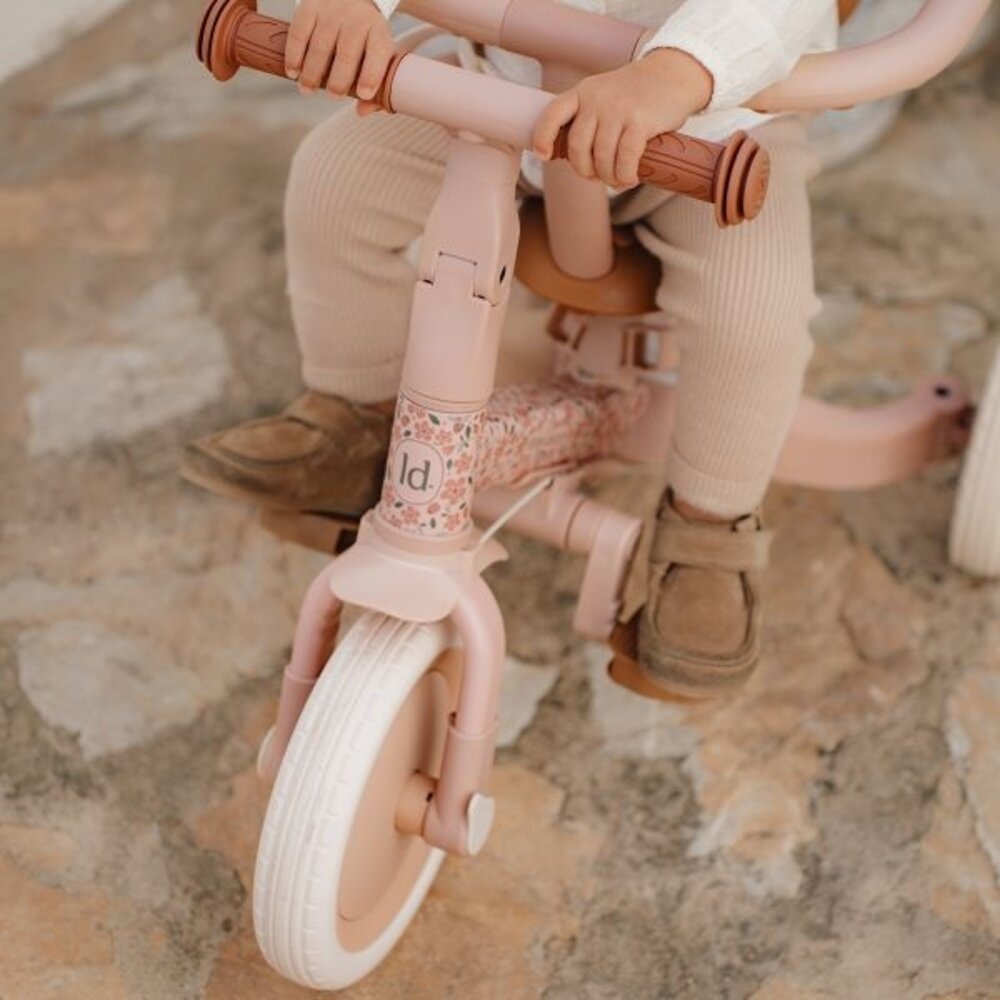 Little Dutch Driewieler met duwstang Fairy Floral Little Dutch Driewieler met duwstang Fairy Floral