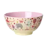 Rice Melamine Kom - Medium - Fun Fair Roze Rice Melamine Kom - Medium - Fun Fair Roze