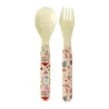 Rice Baby Melamine Spoon and Fork with Fun Pink Rice Baby Melamine Spoon and Fork with Fun Pink