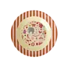 Rice Melamine Diep Bord - Fun Fair Roze
