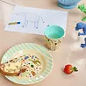 Rice Melamine Diep Bord - Fun Fair Mint Rice Melamine Diep Bord - Fun Fair Mint