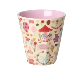 Rice Beker - Medium - Fun Fair Roze Rice Beker - Medium - Fun Fair Roze