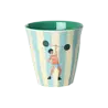 Rice Melamine Beker - Small - Fun Fair Mint - 6-Pack