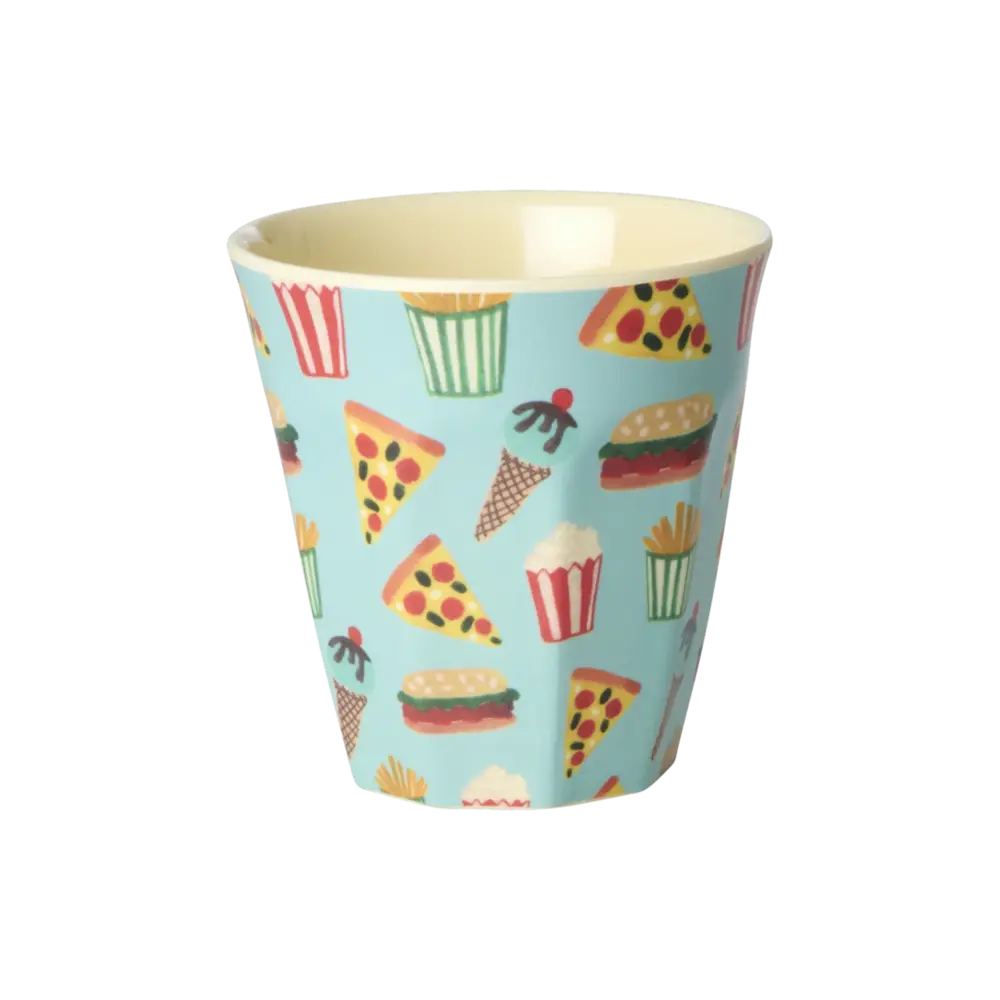 Rice Melamine Beker with Fun Fair Print - Mint 6-pack Rice Melamine Beker with Fun Fair Print - Mint 6-pack