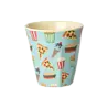 Rice Melamine Beker - Small - Fun Fair Mint - 6-Pack