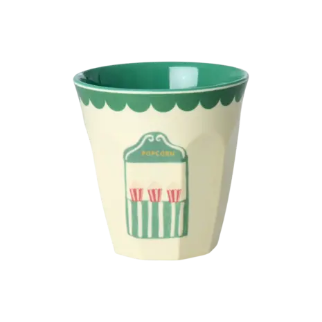 Rice Melamine Beker with Fun Fair Print - Mint 6-pack Rice Melamine Beker with Fun Fair Print - Mint 6-pack
