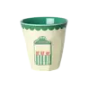 Rice Melamine Beker - Small - Fun Fair Mint - 6-Pack