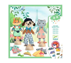 Djeco Knutselset Collage Bonjour Paris Djeco Knutselset Collage Bonjour Paris