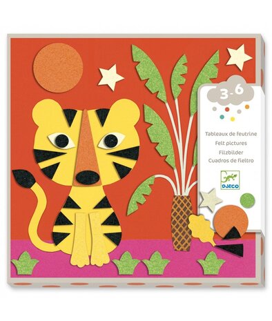 Djeco Knutselset Vilt Dieren Djeco Knutselset Vilt Dieren