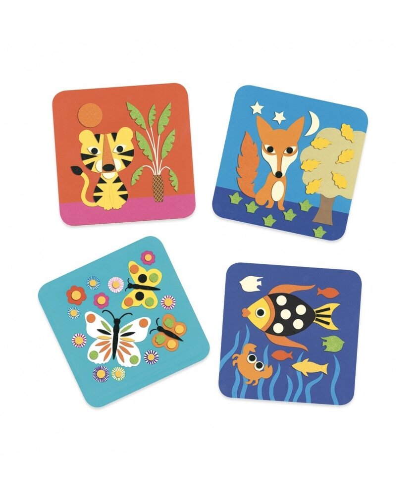 Djeco Knutselset Vilt Dieren Djeco Knutselset Vilt Dieren