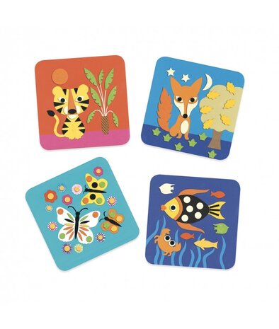 Djeco Knutselset Vilt Dieren Djeco Knutselset Vilt Dieren