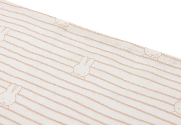 Jollein Hydrofiele Doek Small Miffy Stripe Biscuit 3-pack Jollein Hydrofiele Doek Small Miffy Stripe Biscuit 3-pack
