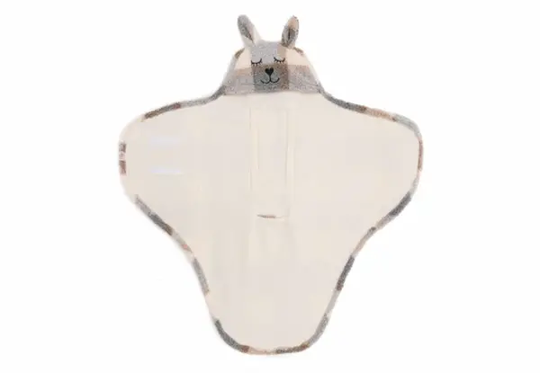 Jollein Wikkeldeken Bunny Check Boucle Jollein Wikkeldeken Bunny Check Boucle