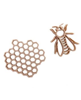 Grennn Uitstekers Bij en Honingraat