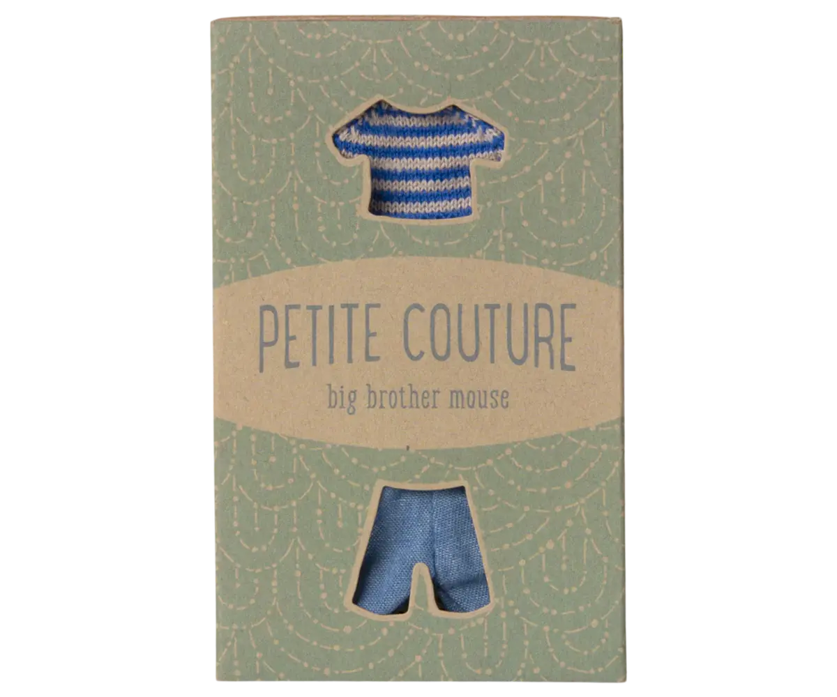 Maileg Knitted Sweater and Pants Big Brother