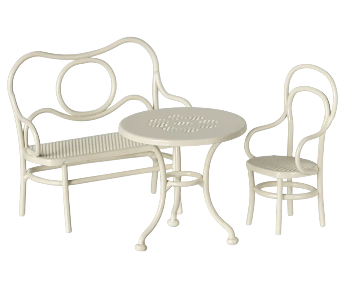 Maileg Café Set Mouse Small Off White