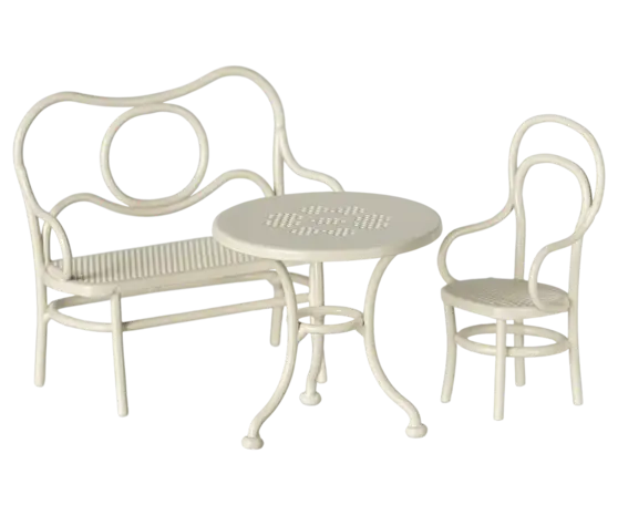 Maileg Café Set Mouse Small Off White