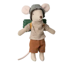 Maileg Hiker Mouse Big Brother Thin Stripes